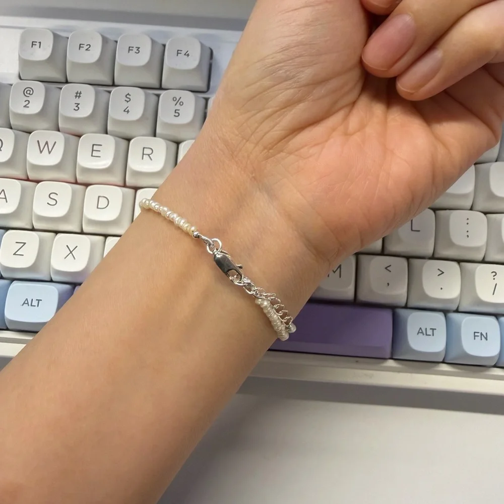 2MM - Freshwater Pearl Bracelet - Picture 2 of 2